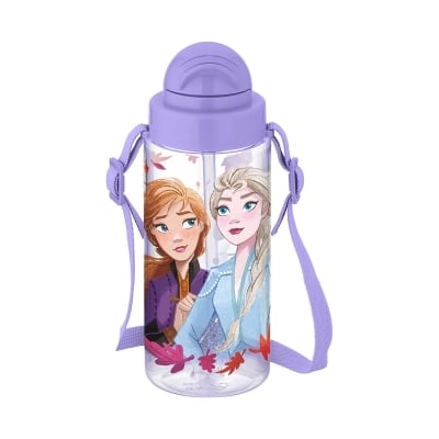 Disney Бутилка за вода Frozen II, с лента, 500 ml