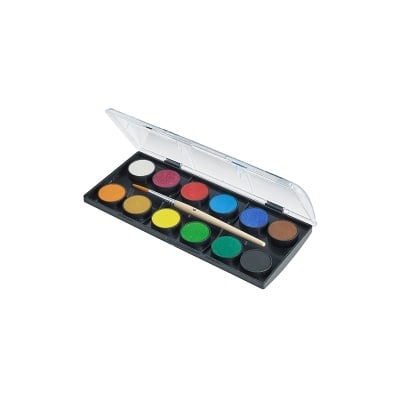 Faber-Castell Акварелни бои, 12 цвята, в малка кутия