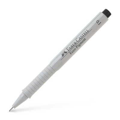 Faber-Castell Тънкописец Ecco Pigment, 0.1 mm, черен