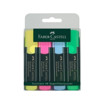 Faber-Castell Текст маркер 48, 4 цвята