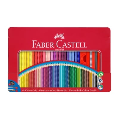 Faber-Castell Акварелни моливи Grip 2001, 48 цвята