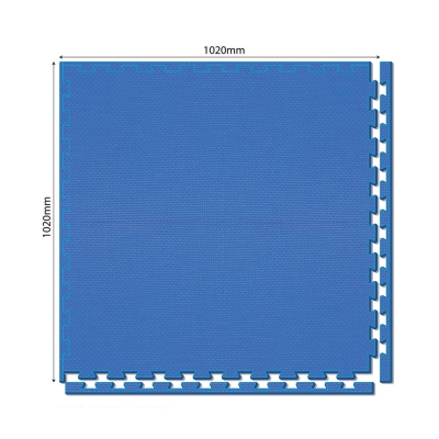 Nowa Szkola Пъзел мека настилка, 102.6 х 102.6 cm, син