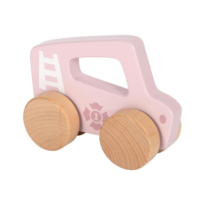 Small Foot Количка за бутане, дървена, розова