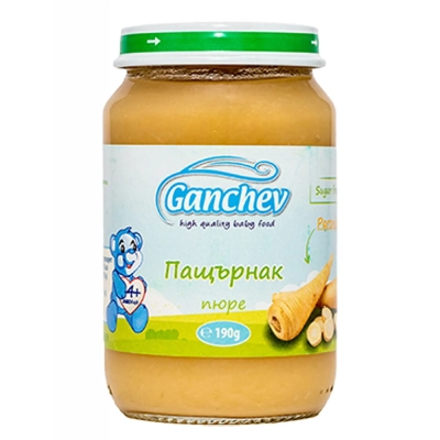 GANCHEV Пюре от пащърнак 4м. 190г
