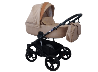 Adbor-Бебешка количка Piuma 3в1 цвят: бежов лен