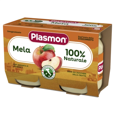 PLASMON Пюре Ябълка 6м. 2х80г