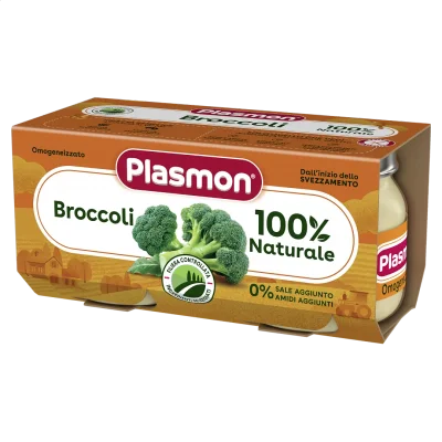 PLASMON Броколи 6м. 2х80г