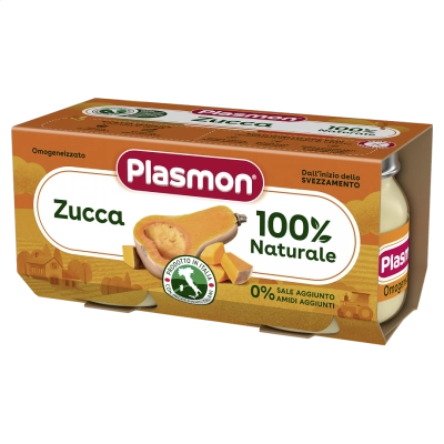 PLASMON Тиква 6м. 2х80г