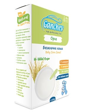 Ganchev-оризова безмлечна каша 4м+