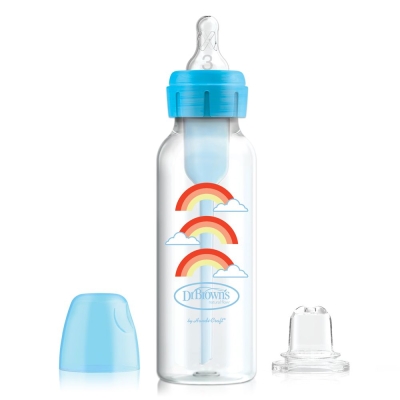 Преходно шише Dr.Brown's Options+ Narrow синьо 250ml