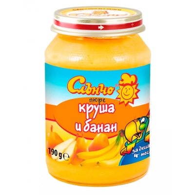 Слънчо Круша и банан 4м. 190г