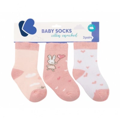 Бебешки чорапи с 3D уши Rabbits in Love 