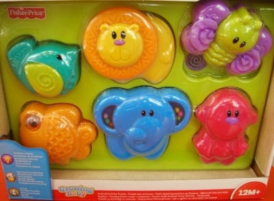 Детска играчка ребус животни за сортиране Fisher Price 12м+