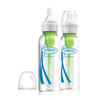 Шише стъклено Dr.Brown's Natural Flow Options+ Narrow 2бр. 250ml
