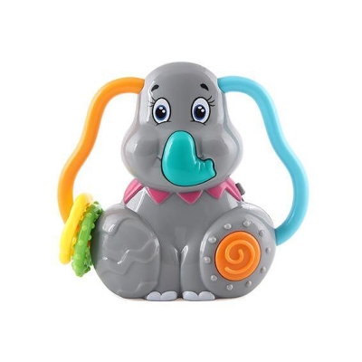 Музикална гризалка с ръкохватки - Слонче