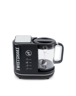 Уред за приготвяне на бебешка храна 6 в 1 Twistshake Black V2