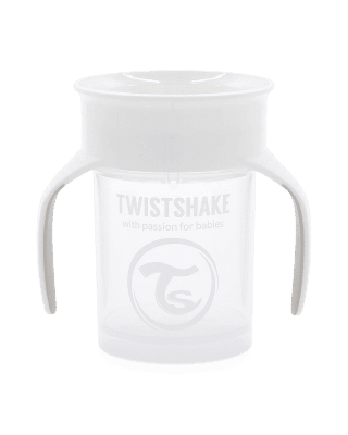 360° чаша Twistshake 6+ м White