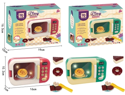 Микровълнова със звук и светлина 665980B