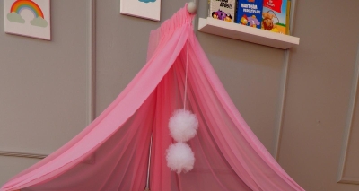 Луксозен балдахин със стойка Babyhome