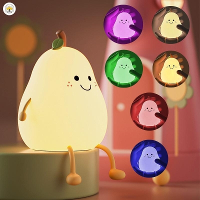 Силиконова нощна лампа круша