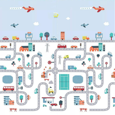 Килим за лазене 1cm 1.8x1.2" градска среда