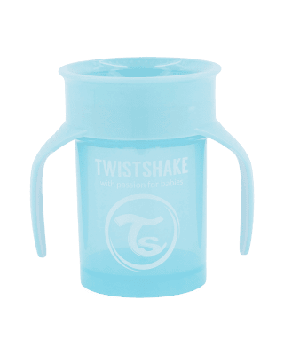 360° чаша Twistshake 6+ м Pastel Blue