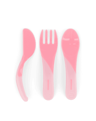 Детски прибори Twistshake 6+ м Pastel Pink