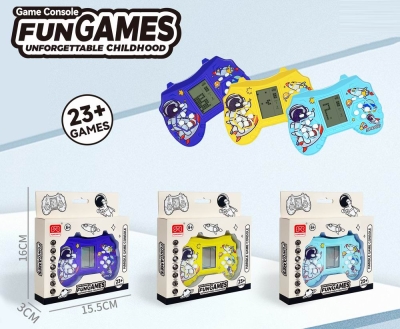 Ретро джобна електронна игра Тетрис Fun Games Space (23+ игри)