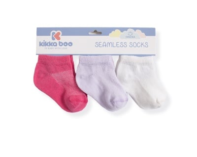 Бебешки памучни чорапи терлички SOLID 