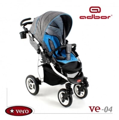 Adbor-Бебешка комбинирана количка Vero:Ve04