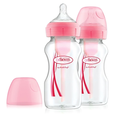 Шише Dr.Brown`s Wide-Neck Options+ 2 бр. 270 ml. 