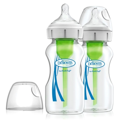 Шише стъклено Dr.Brown's Wide-Neck Options+ 2бр. 270 ml