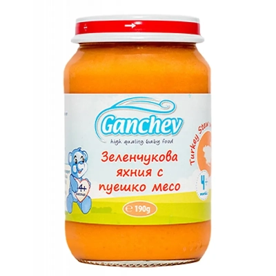 GANCHEV Зеленчукова яхния с пуешко 4м. 190г