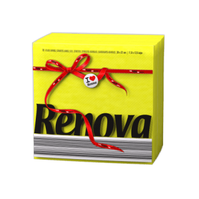 Renova-жълти салфетки Е