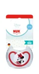NUK Perfect Match биберон залъгалка, силикон 0-6мес. 1бр., AIR, Мики, червена