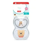 NUK Perfect Match биберон залъгалка, силикон 6-18 мес., 2 бр., AIR, Мечо Пух