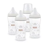 NUK Perfect Match Сет 4 шишета  260 мл. Дъга