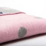 Womar-Одеяло Точки 100% памук 75х100см:розов
