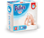 Pufies Sensitive еднократни гащи Extra large6 15кг+ 38бр