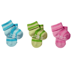 Бебешки памучни чорапки 0-6м
