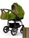 Бебешка количка  3в1 Marsel summer цвят:зелен