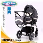 Бебешка количка 3в1 Marsel sport цвят 92a