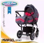 Бебешка количка 3в1 Marsel sport цвят: 6a