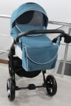 Бебешка количка 3в1 Gusio S-line цвят:тюркоаз