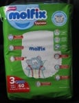 Molfix-еднократни гащички Midi3 4-9кг 60бр