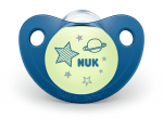 Nuk- светеща залъгалка силикон Night&day 0-6м