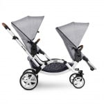 ABC Design-бебешка количка за близнаци 2в1 Zoom Graphite grey