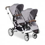 ABC Design-бебешка количка за близнаци Zoom Graphite grey