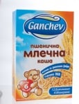 Ganchev-пшенична млечна каша с Омега3 6м+ 200гр