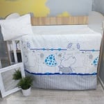 Galix-олекотен спален комплект 4ч Blue Zoo